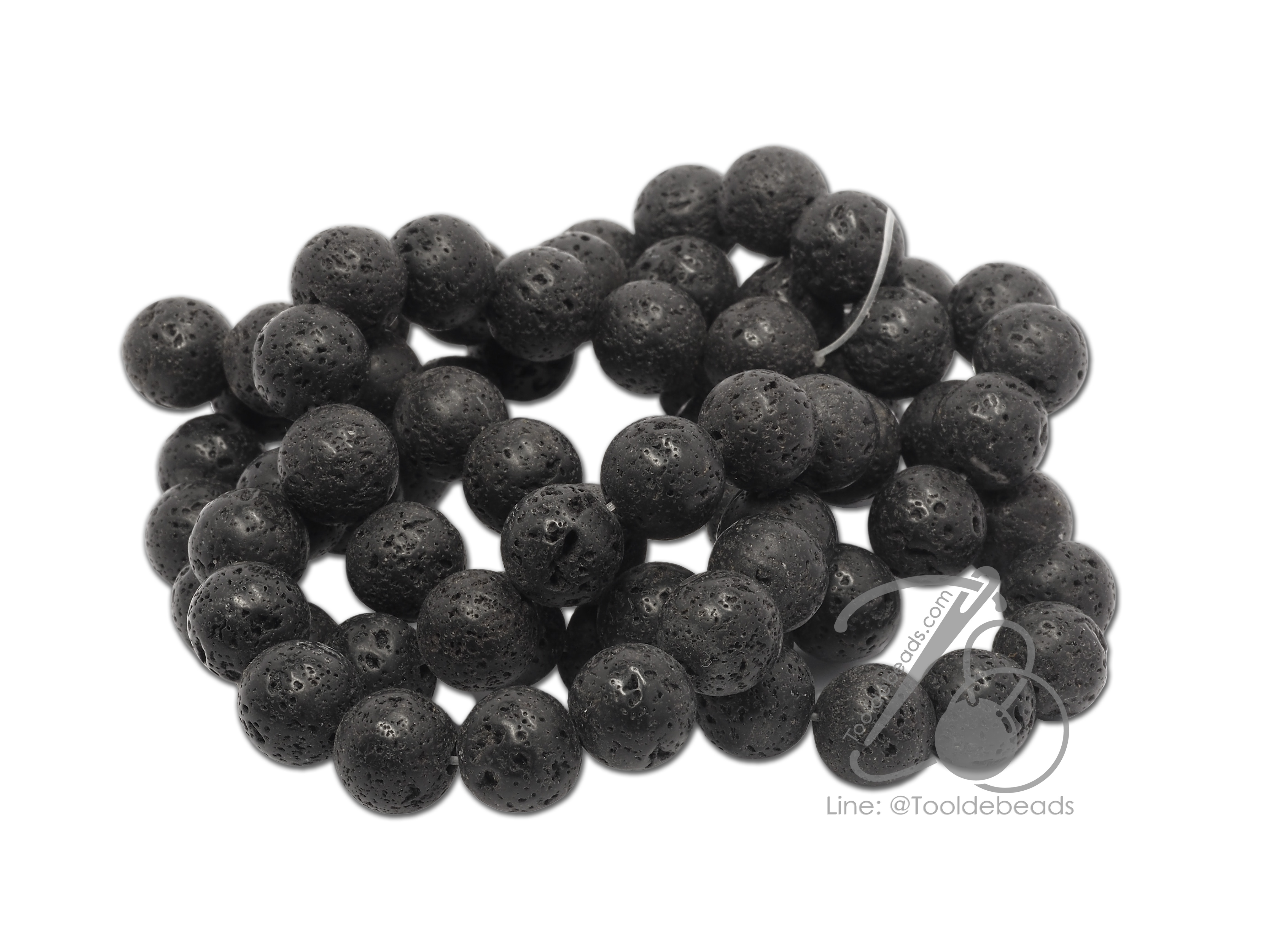 หิน Lava 10มม. (35 เม็ด) SKU-09347