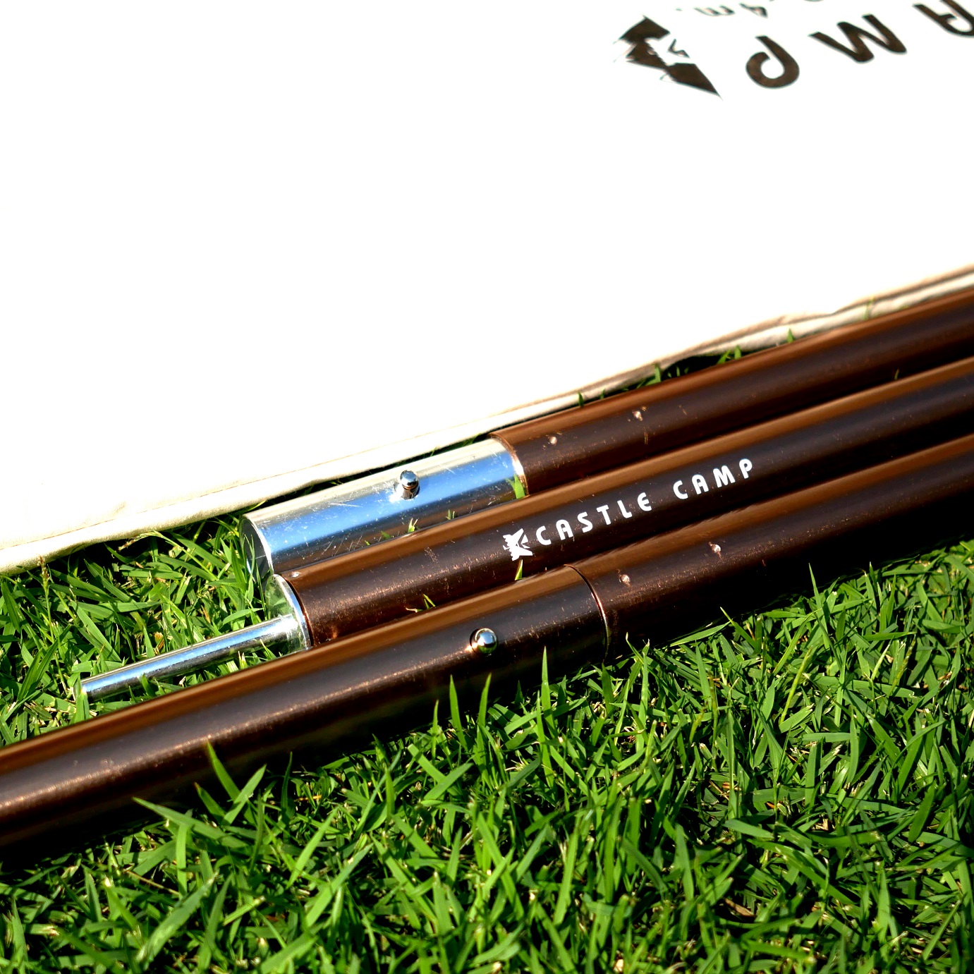 Aluminum Hi-Grade Tarp Poles 2.4m.