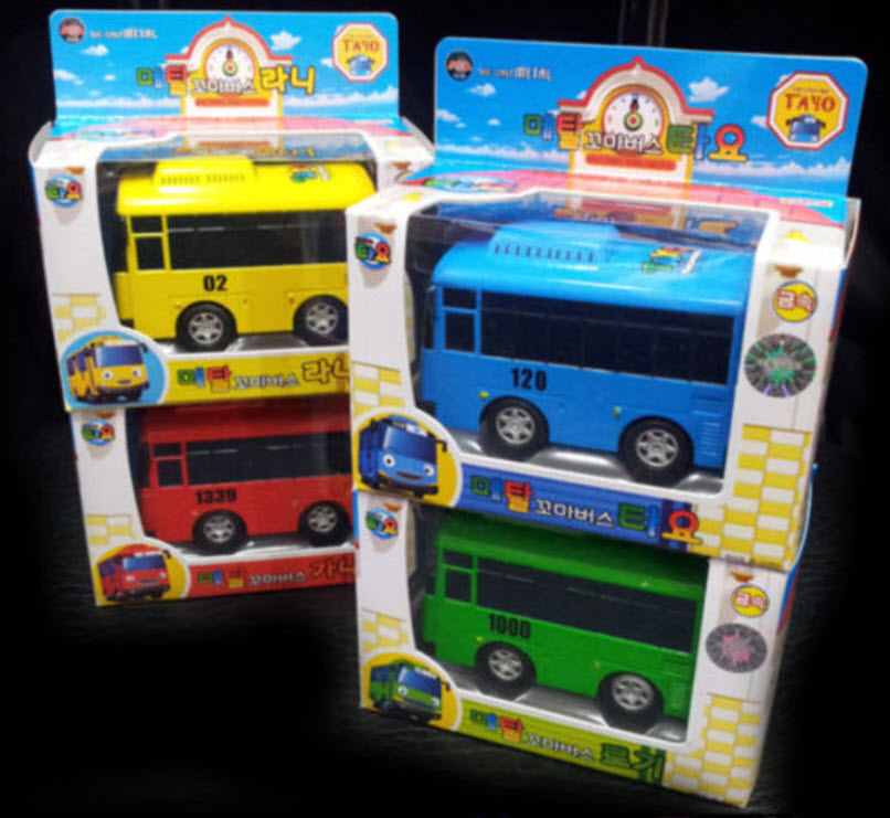 TAYO minibus (รถเหล็ก) ชุด 4 คัน (Korea)