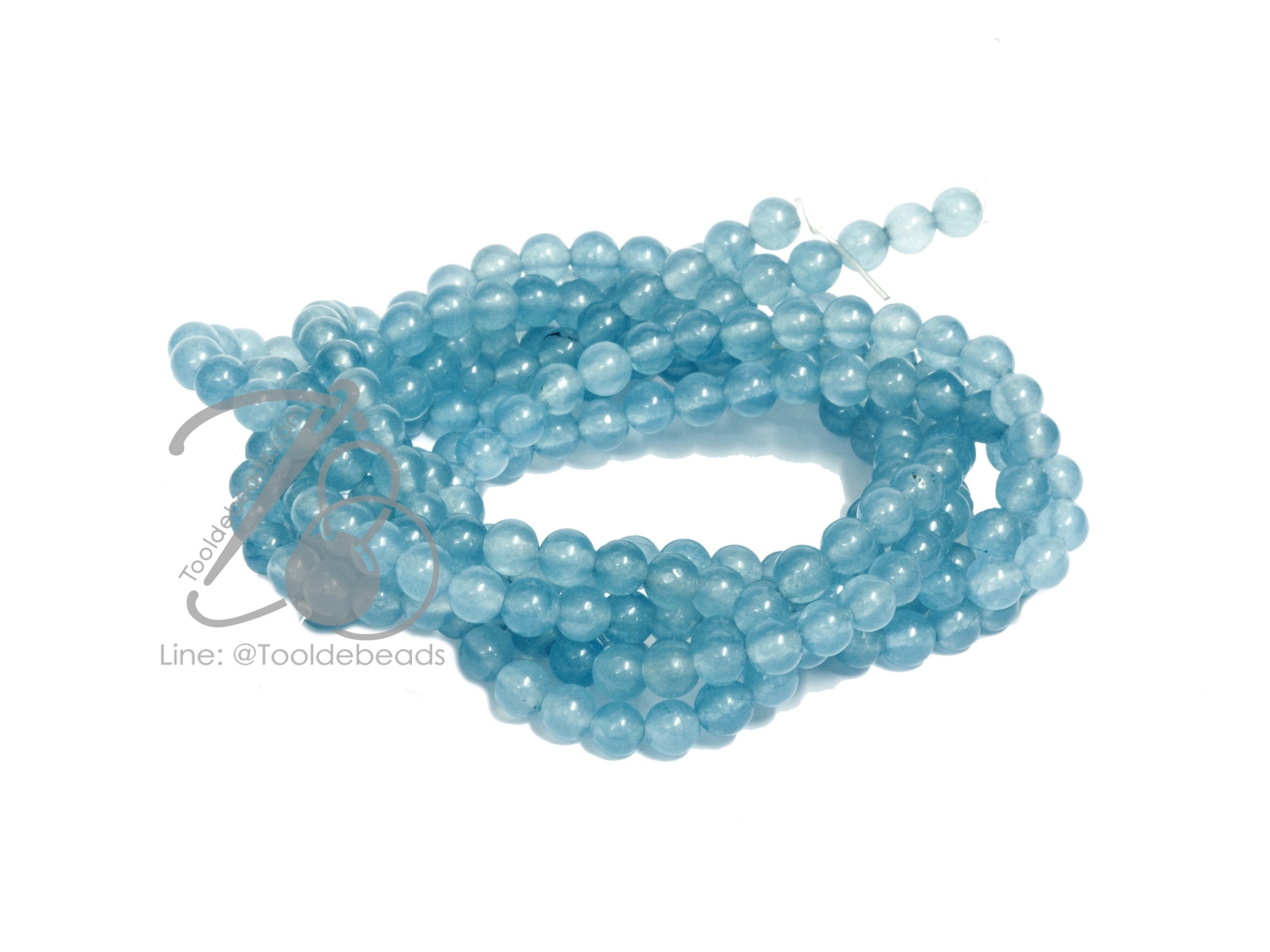 หิน Aquamarine 4มม. (96 เม็ด) SKU-09294