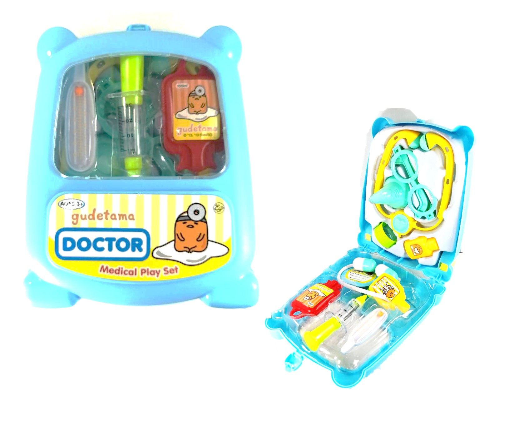 ชุดกระเป๋าคุณหมอล้อลากลวดลายการ์ตูนกูเดตามะ ไข่ขี้เกียจ ของเล่นพร้อมส่ง