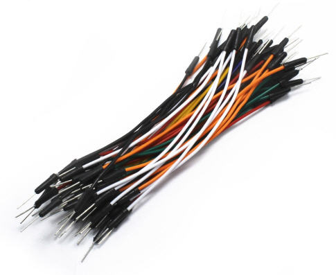 1x Jumper (M2M) cable wire 10pcs 10cm 2.54mm Male to Male