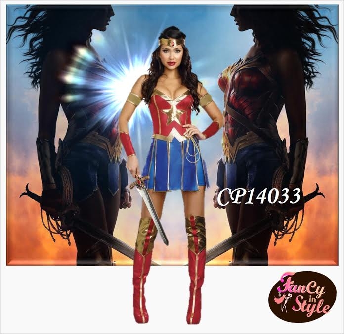 Superhero/Superstar/Wonder Woman Costume/ชุดคอสเพลย์วันเดอร์วูแมน