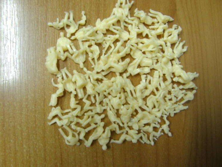 คนจิ๋วท่านั่ง สเกล 1:87 คละแบบ 50 คน (พรีเมี่ยม)