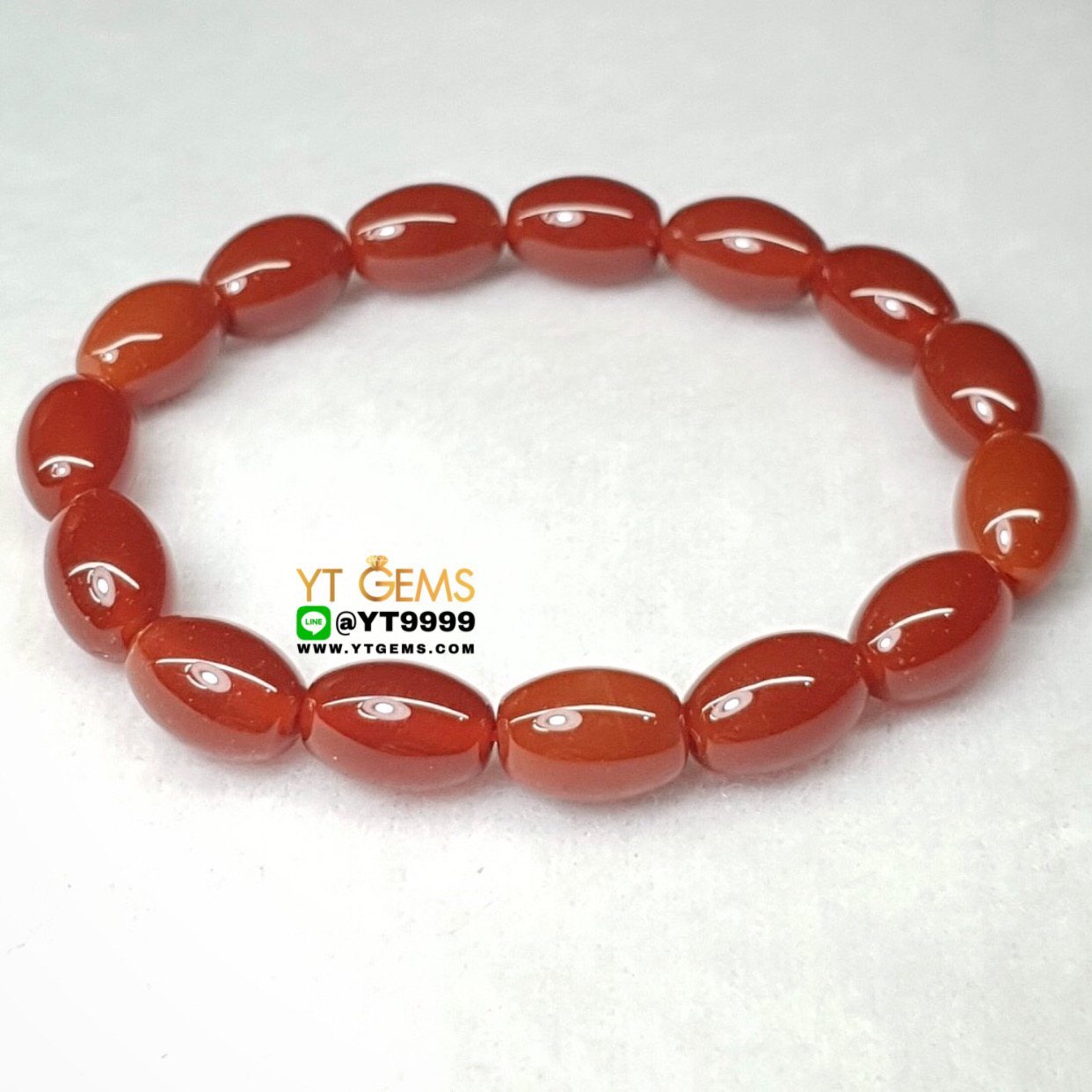 สร้อยข้อมือคาเนเลี่ยน หินคาเนเลี่ยนแท้ ขนาดหิน 7.5*11 mm YTG-8726 YTGEMS