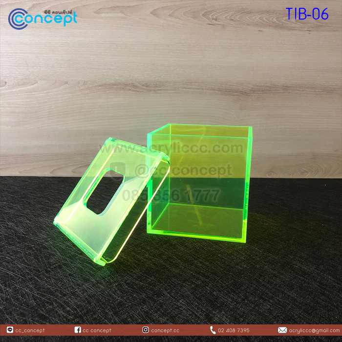 กล่องทิชชู่อะคริลิค (TIB-06)