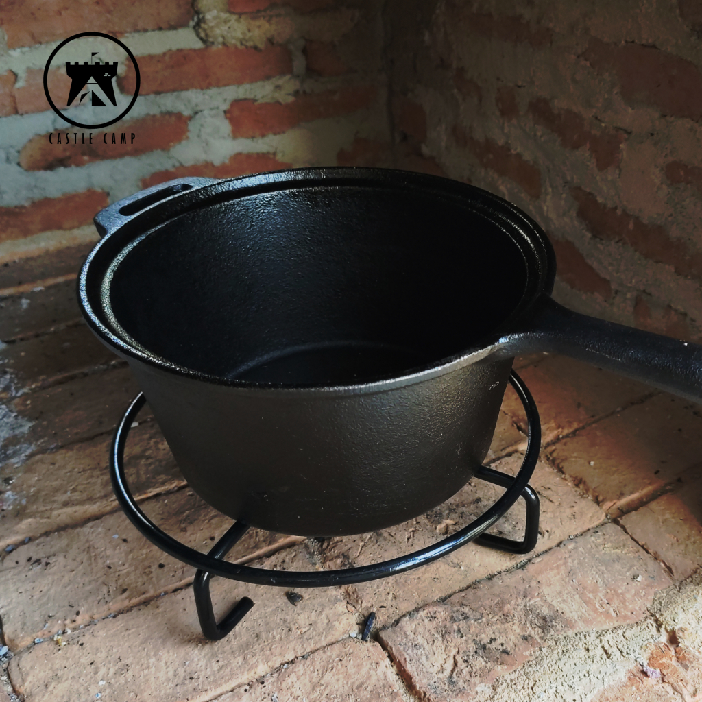 ด้ามเหล็กยกฝาและเหล็กขารองหม้อ 2 ชิ้น