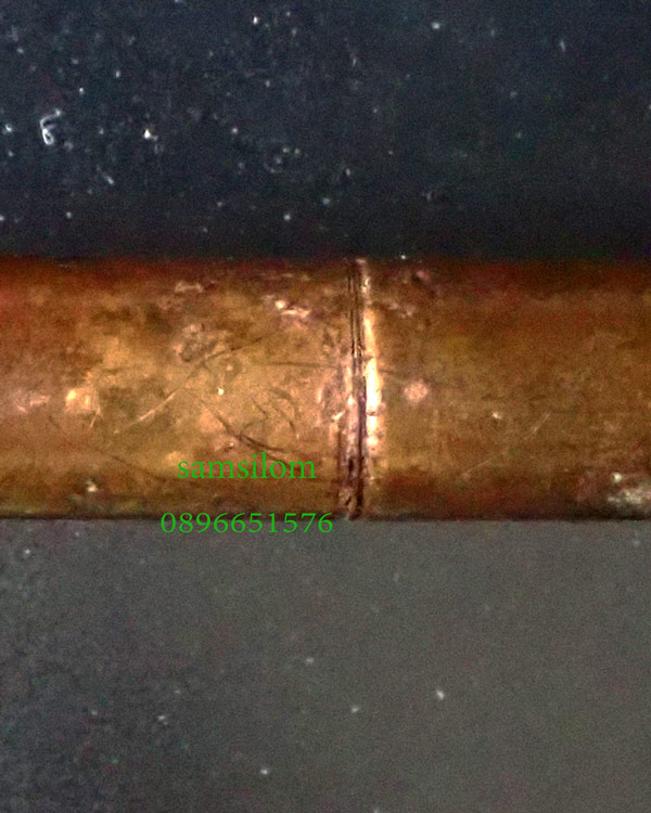 อาจารย์นอง วัดทรายขาว ตะกรุดปลอกกระสุนนารายณ์แปลงรูป มีจาร ตัวจริง