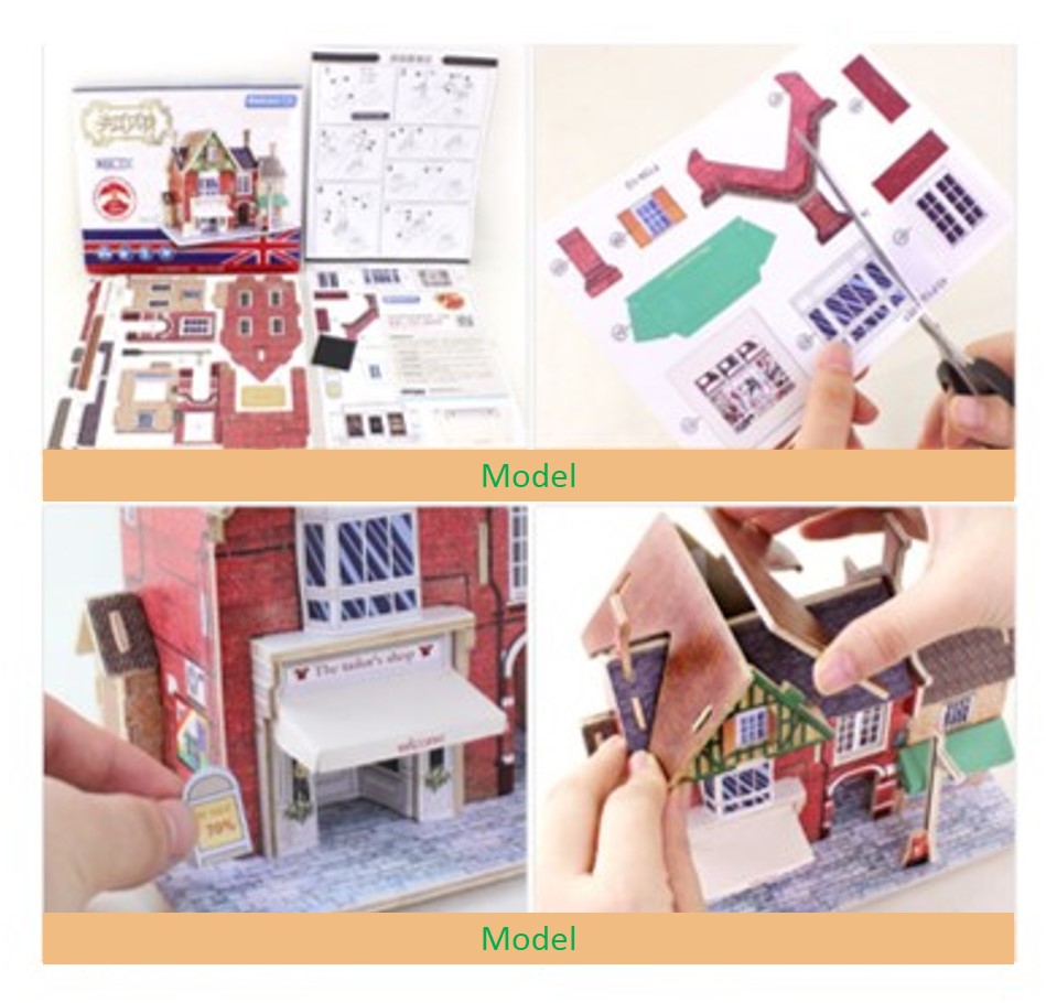 บ้านจำลองพร้อมส่ง บ้านโมเดล หลายสไตล์ บ้านโมเดล DIY