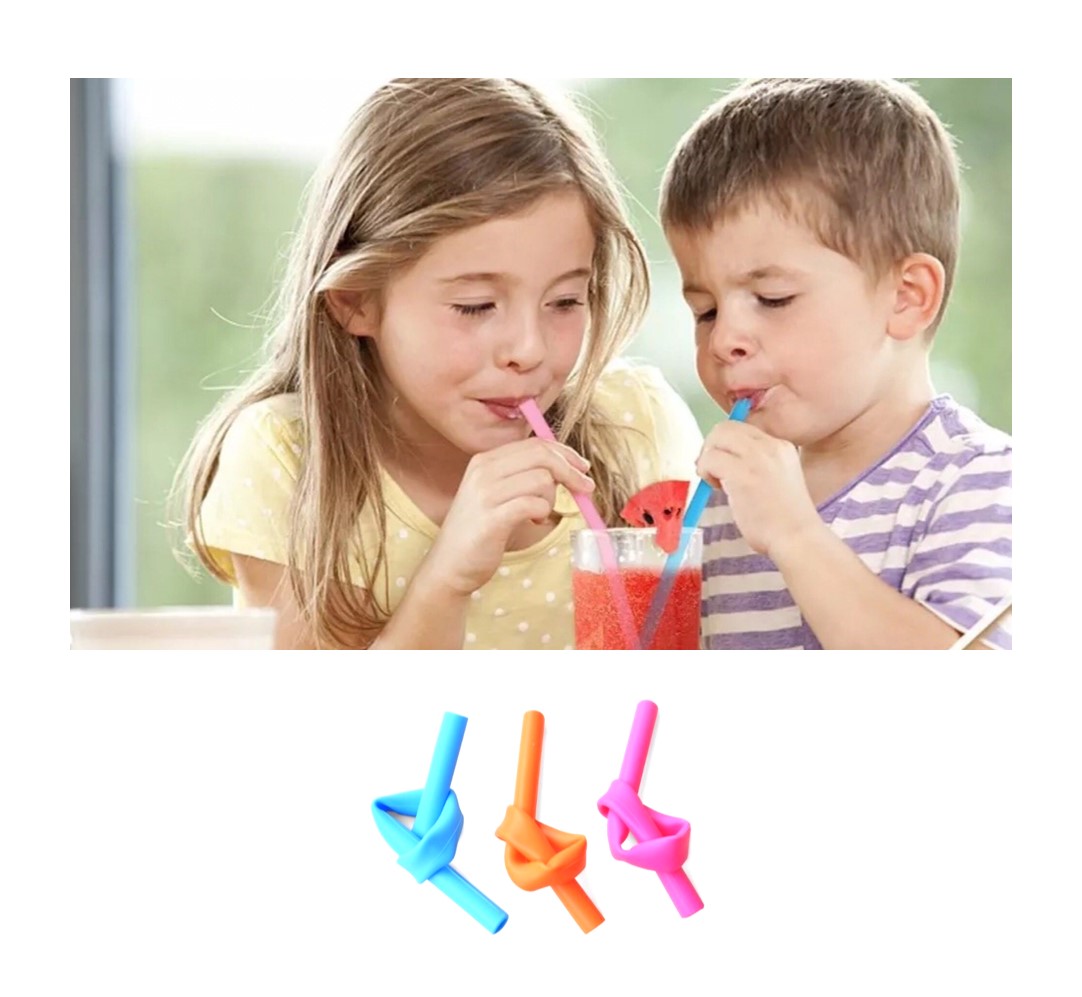 หลอดซิลิโคนพร้อมส่งแบบงอได้ นิ่ม นุ่มในสัมผัส ใช้ได้ทั้งน้ำ นม น้ำผลไม้ ปลอดภัย และใช้ได้ ชา กาแฟ