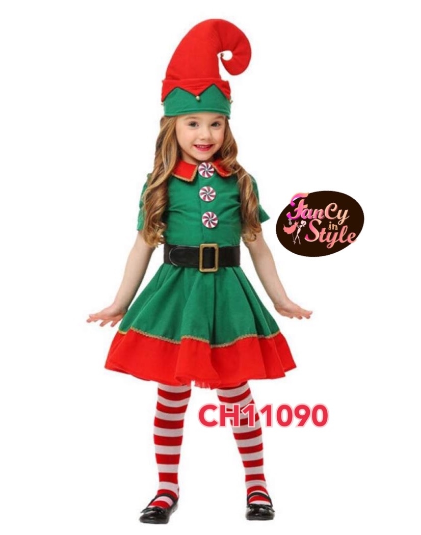 Christmas costume/Girl Elf Costume/ชุดคริสมาสเอลฟ์สำหรับคุณหนู