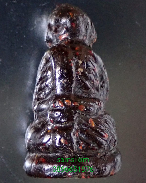 หลวงพ่อทองสุข วัดโตนดหลวง พิมพ์หลวงปู่ทวด ลอยองค์ เนื้อครั่งเหลือร้าย สวย