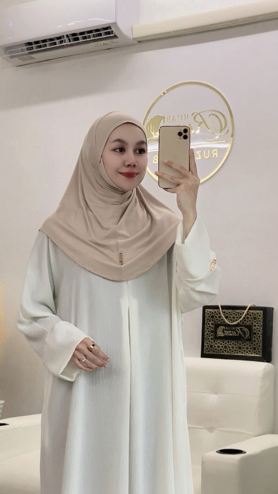 อินเนอร์ อินเนอร์มุสลิม hijab เนื้อผ้าเรย่อน ผ้านิ่ม นุ่มมากๆ พร้อมส่ง