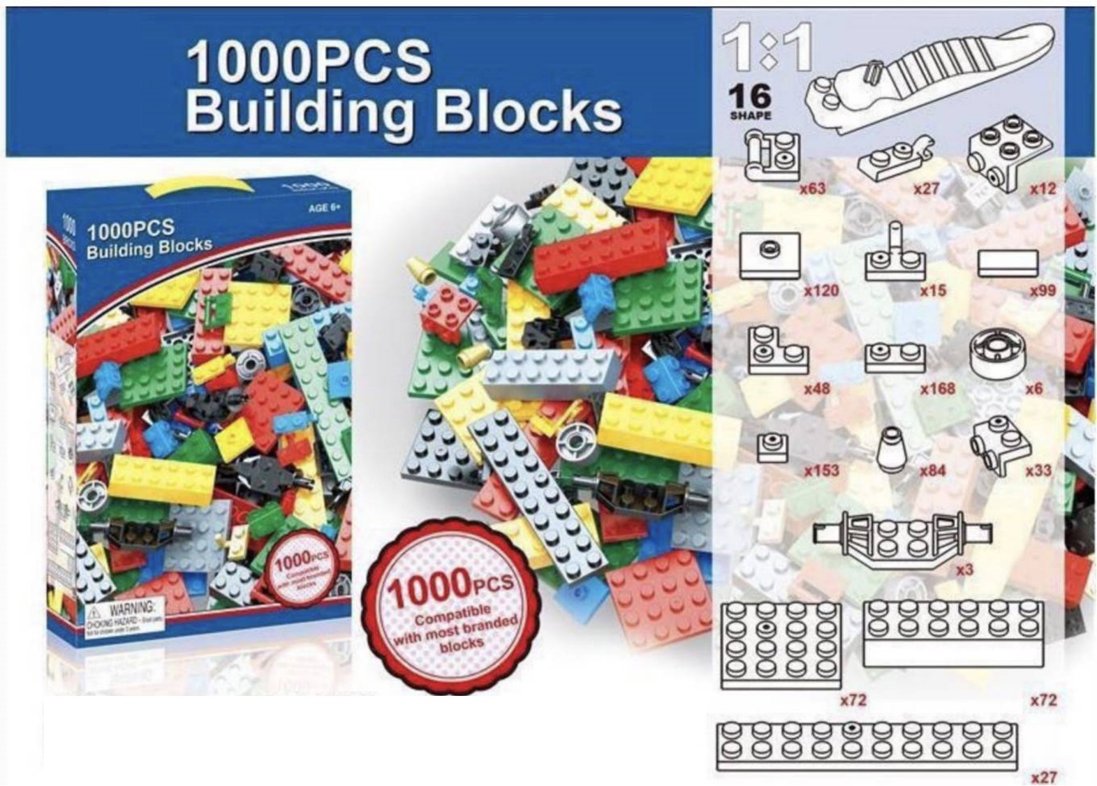 บล็อกต่อพลาสติกตามจินตนาการสีสันสดใสพร้อมส่งหลายแบบ