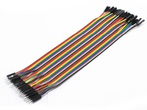 1x Jumper (F2M) cable wire 40pcs 2.54mm 20cm Female to Male
