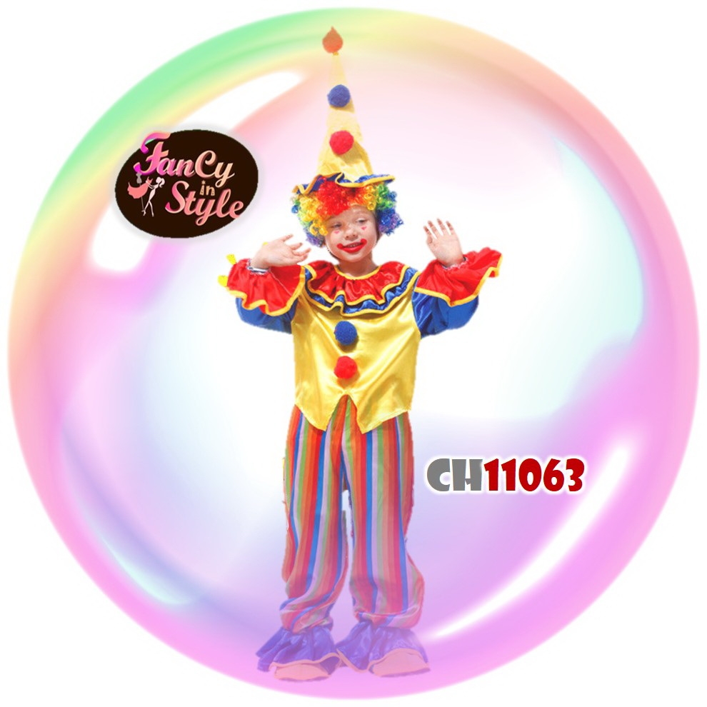 Children Costume/ชุดแฟนซีสำหรับคุณหนู/Kids Clown Costume/ชุดแฟนซีตัวตลกโบโซ่สำหรับคุณหนู