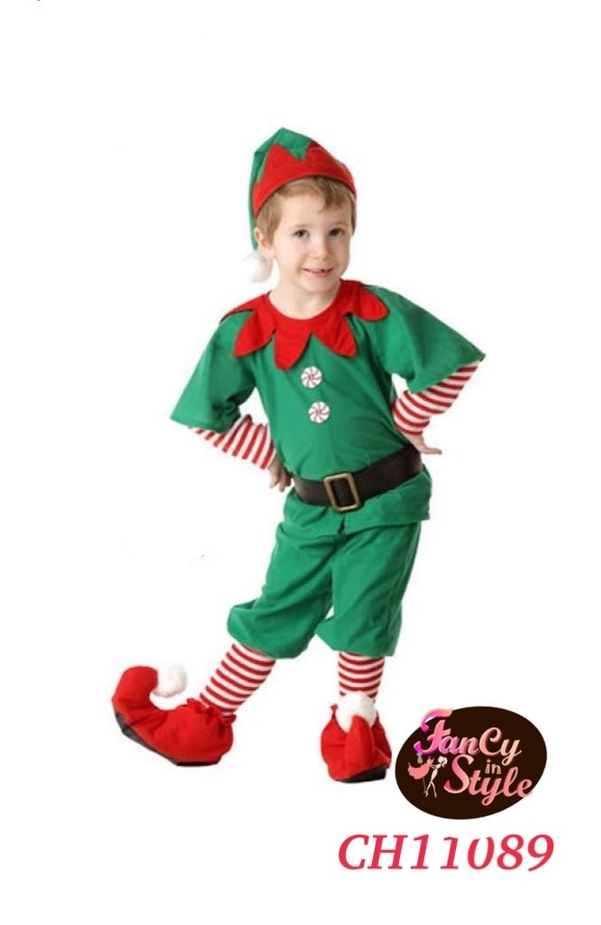 Christmas costume/Boy Elf Costume/ชุดคริสมาสต์เอลฟ์สำหรับคุณหนู