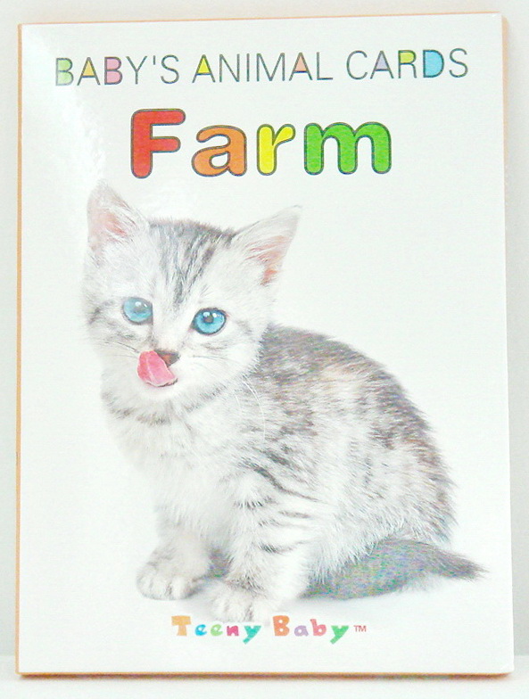 สมุดการ์ดคำศัพท์พร้อมส่ง Baby animal cards