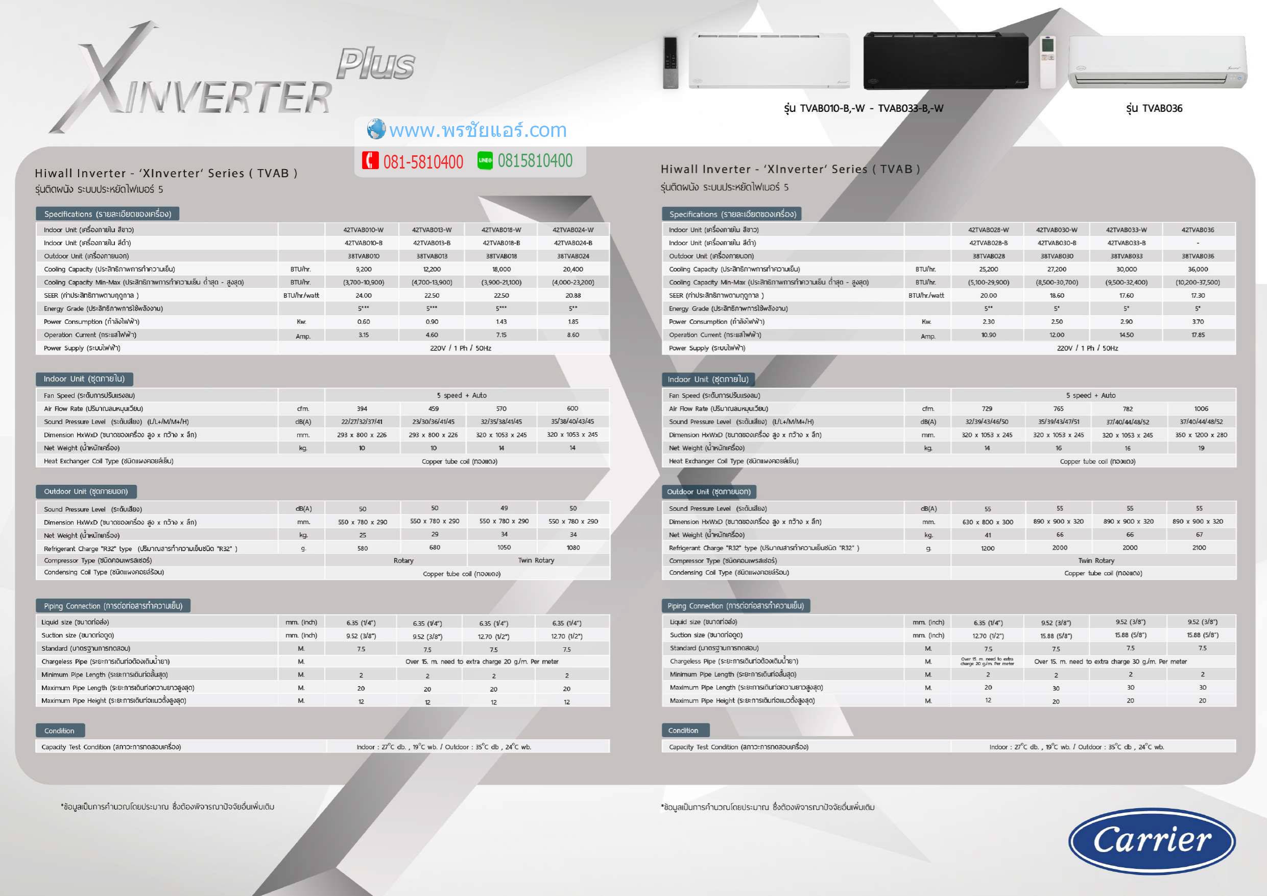 แอร์ Carrier XInverter, แอร์Carrier, แอร์แคเรียร์, แอร์แคเรียร์ อินเวอร์เตอร์, แอร์แคเรียร์ 9000 but ,แอร์แคเรียร์ ราคา, แอร์แคเรียร์ ดีไหม, ร้านแอร์ แคเรียร์