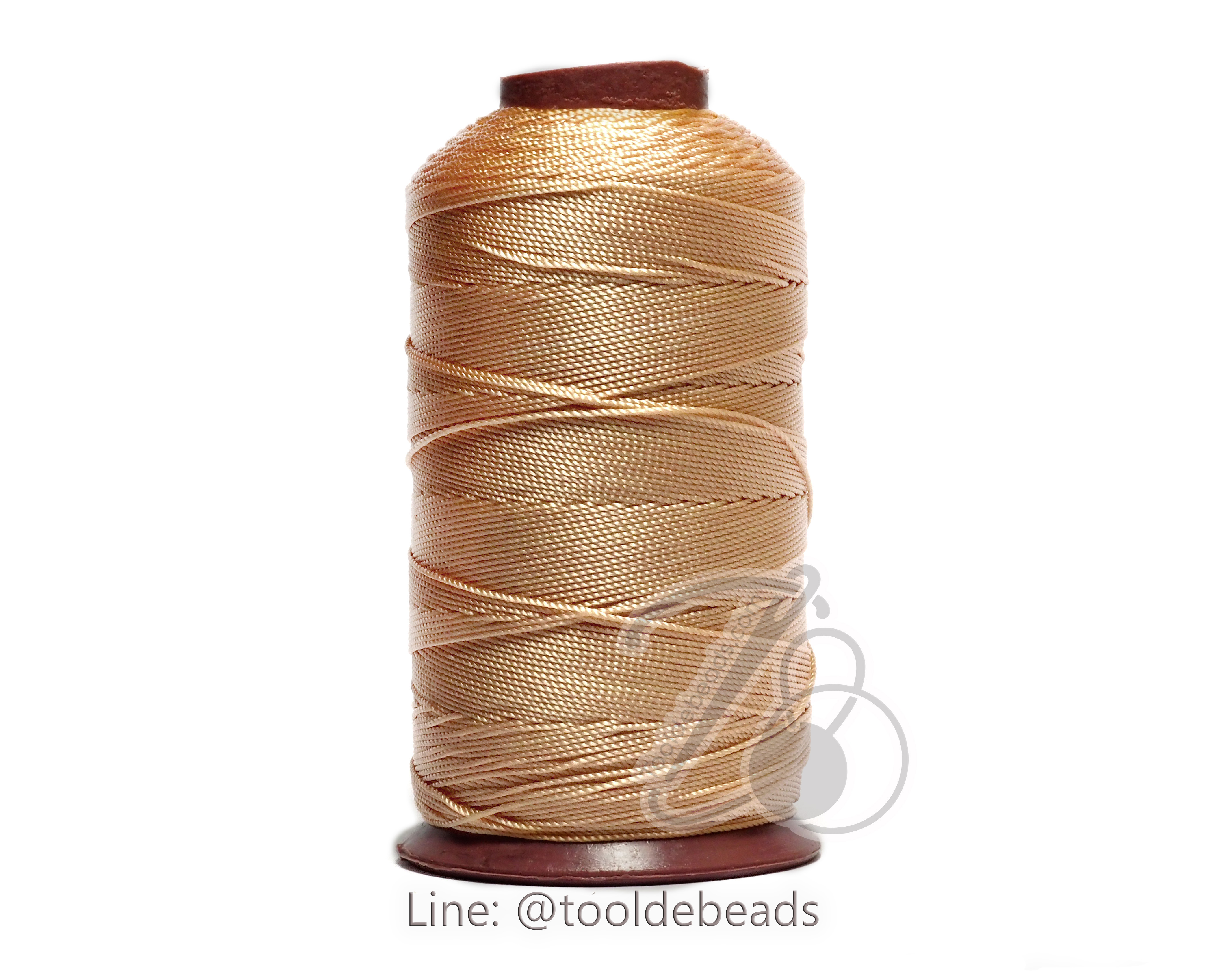 ด้ายไนลอน เบอร์ 210/12 สีเนื้อซีเปีย (1 ม้วน) SKU-01400