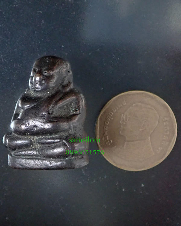 หลวงพ่อขอม วัดไผ่โรงวัว พิมพ์พระสังกัจจายน์ ปี2498 มีจาร ยุคต้น สวย แท้ดูง่าย หายาก