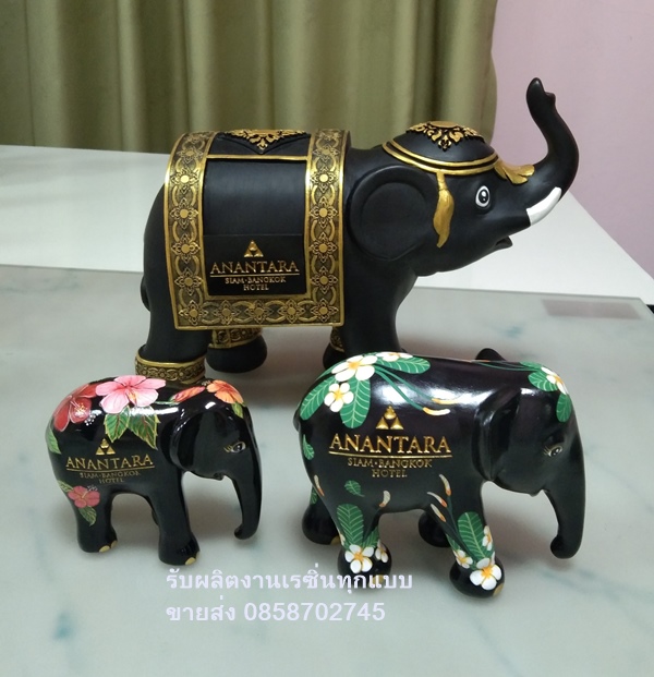 ช้างเพ้นท์ใส่โลโก้ตามออเดอร์ลูกค้า