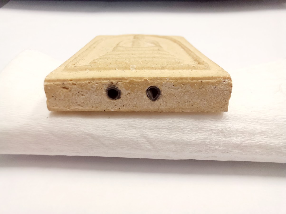 พระสมเด็จจัมโบ้ หลวงปู่เทียน วัดโบสถ์ จ.ปทุมธานี (ฝังตะกรุด 2 ดอก ปี 2508)