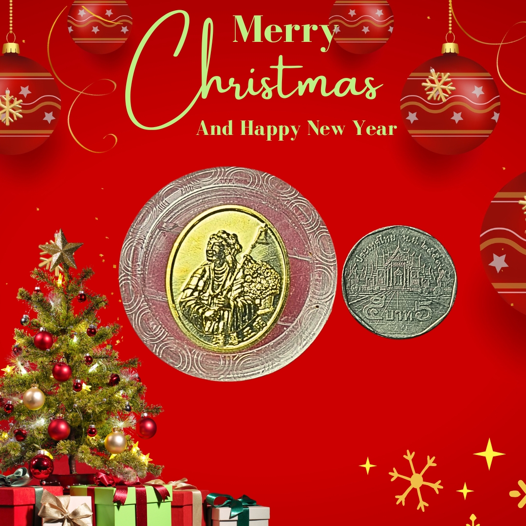 เหรียญหน่าไฉ่ฮั้วโจวซือที่ระลึกงานมหากุศลเก็บศพไร้ญาติมูลนิธิสว่างเที่ยงธรรมสถานอรัญประเทศปีพ.ศ.2558เนื้อกะไหล่ทองขัดเงา