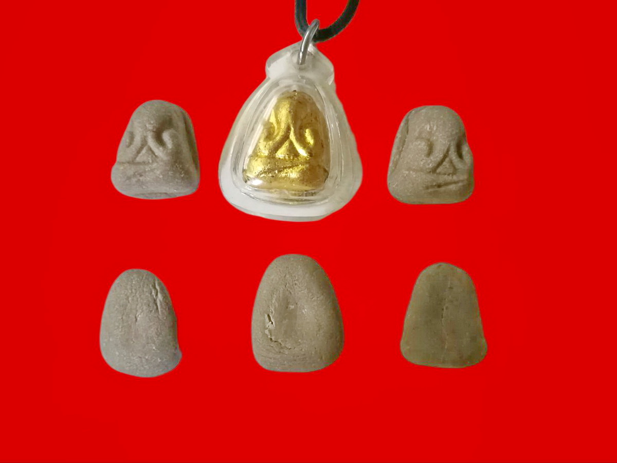 พระปิดตาหลวงปู่หนูเพชรวัดป่าภูมิพิทักษ์จ.สกลนครรุ่น1ปีพ.ศ.2551ยุคต้น