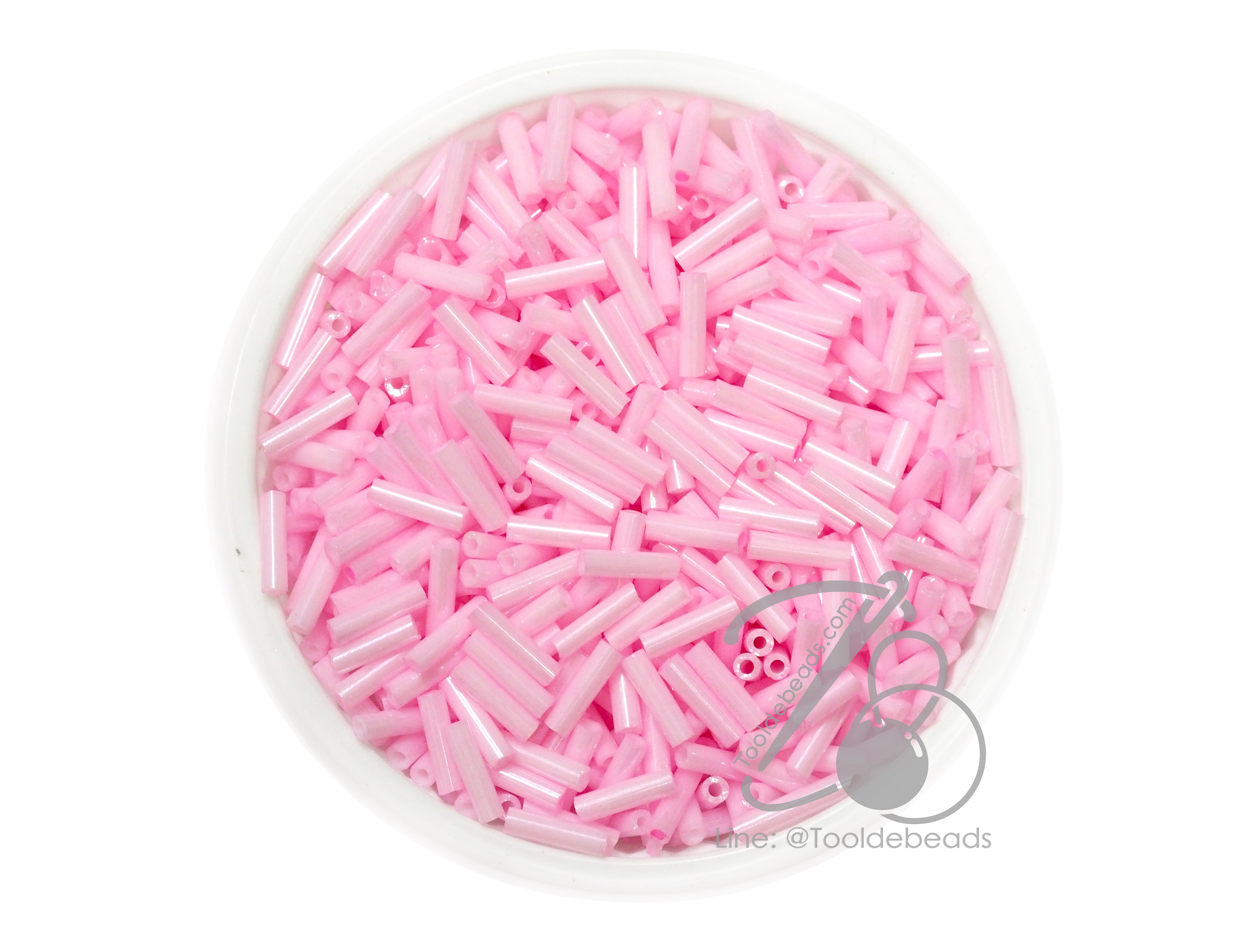 ปล้องยาว โทนมุกด้าน สีชมพู (15 กรัม) SKU-15862