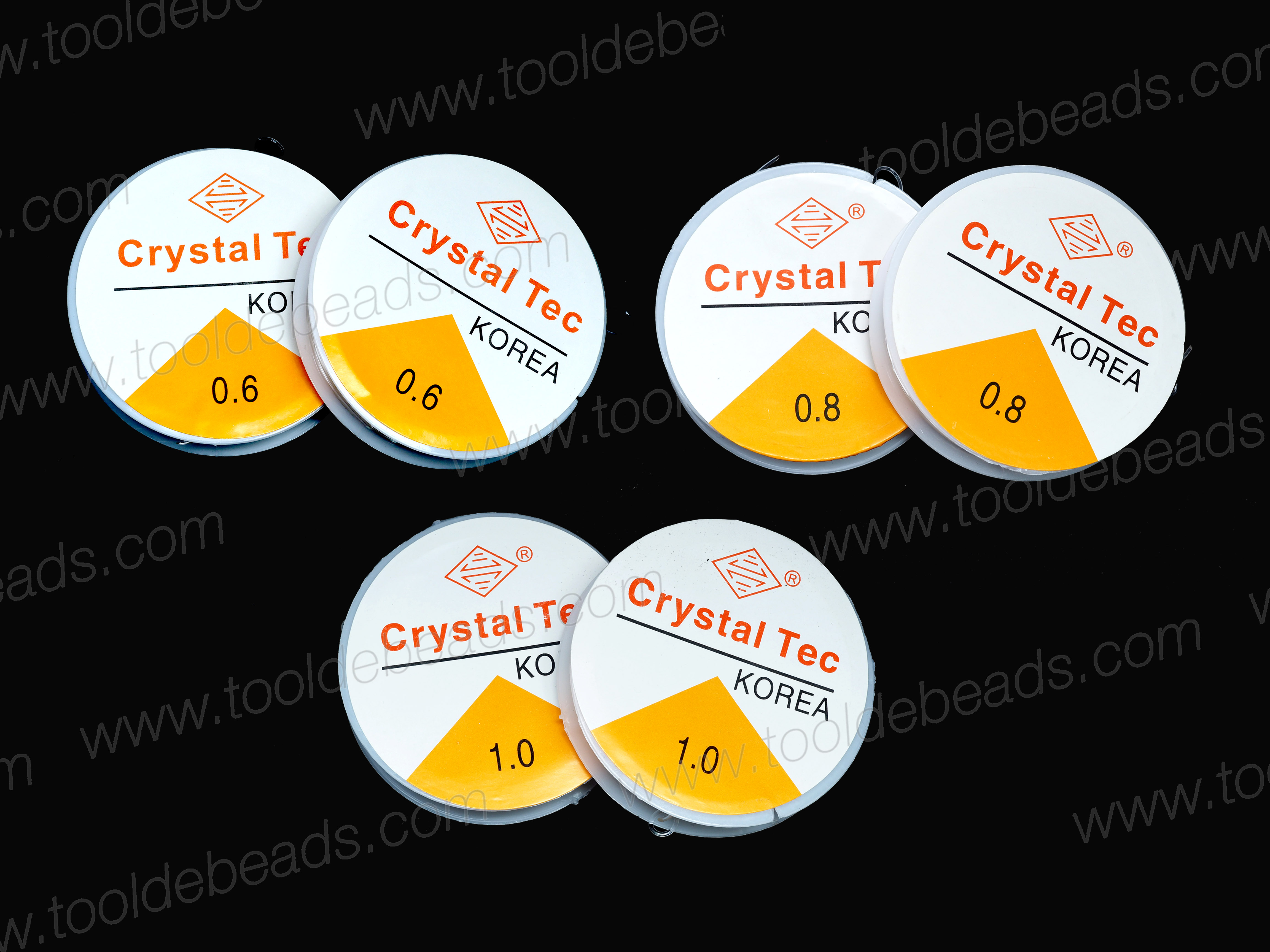 เอ็นยืด เส้นกลม ตรา Crystal Tec (1 ม้วน) SKU-07279