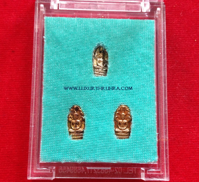 พระนาคปรก3องค์จิ๋วอนุสรณ์100ปีหลวงปู่ทิมวัดพระขาวจ.อยุธยาปี2556