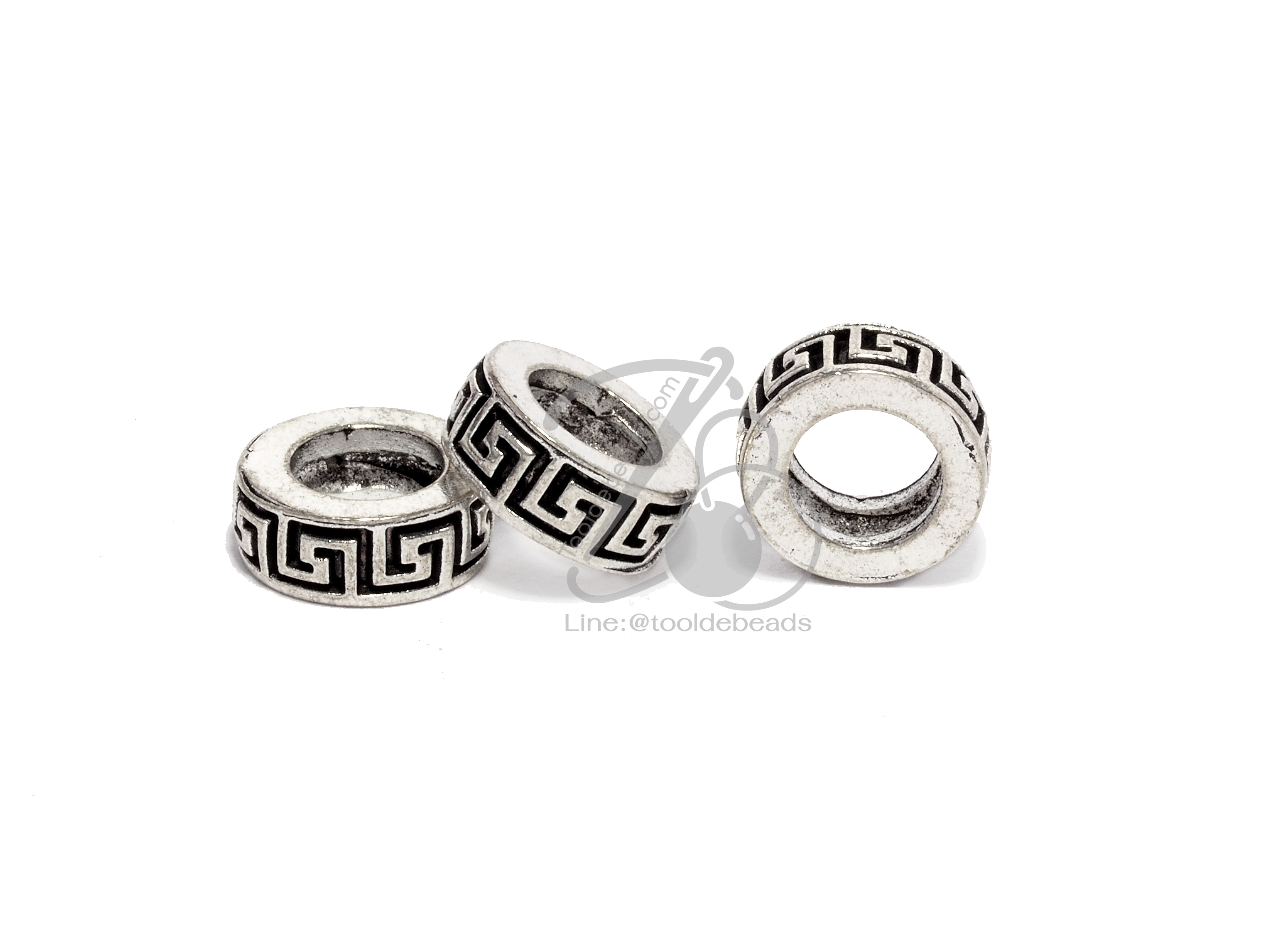 ลูกปัดโรเดียม 68 4*10มม. ตัวคั่น (1 ชิ้น) SKU-03515