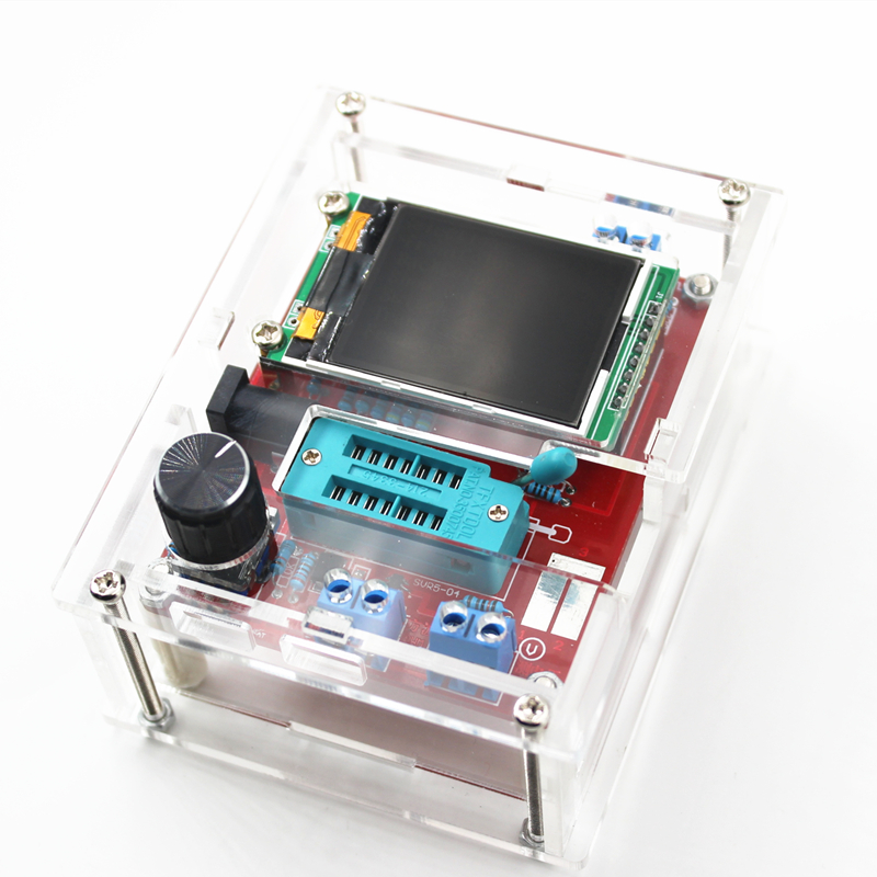 มัลติฟังก์ชั่ทดสอบGM328ทรานซิสเตอร์ไดโอดTesterประจุESR Meter PWMคลื่นสี่เหลี่ยม