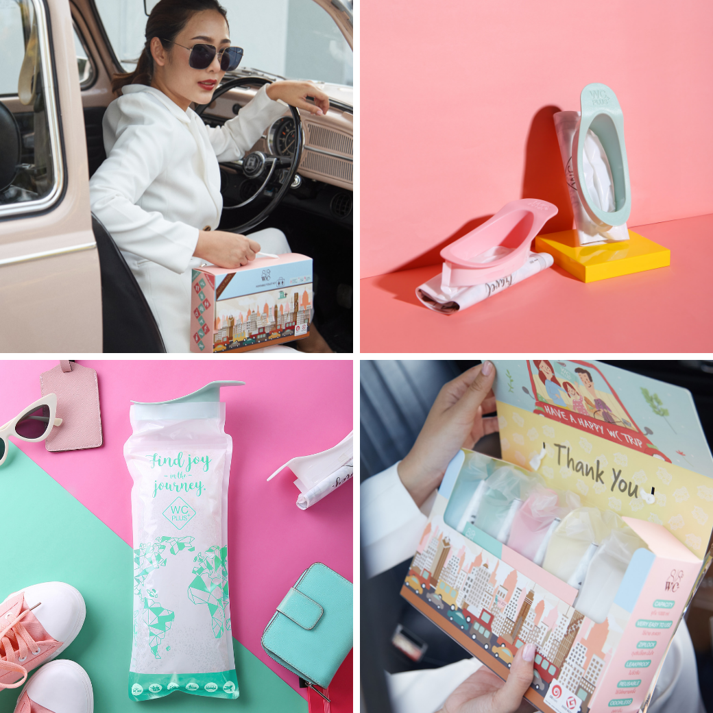 ห้องน้ำพกพา ห้องน้ำเคลื่อนที่ บรรจุกล่องละ 5 เซ็ต( PEEC Portable Toilet)