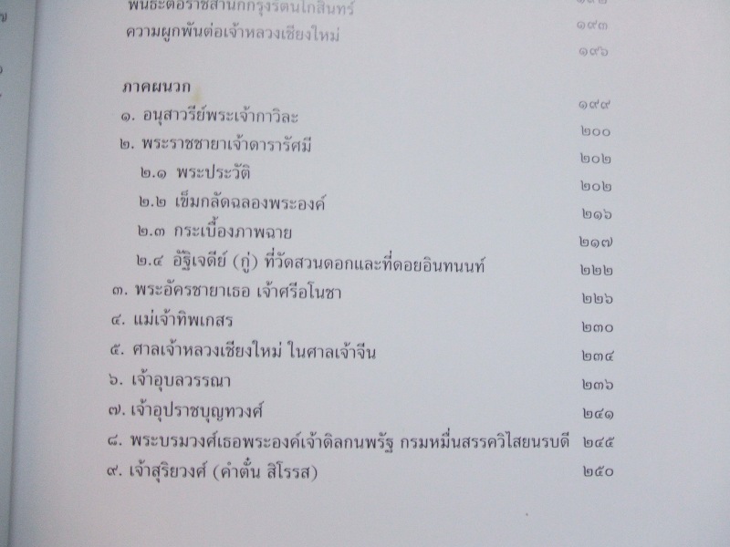 หนังสือ"เจ้าหลวงเชียงใหม่" สายสกุล ณ เชียงใหม่