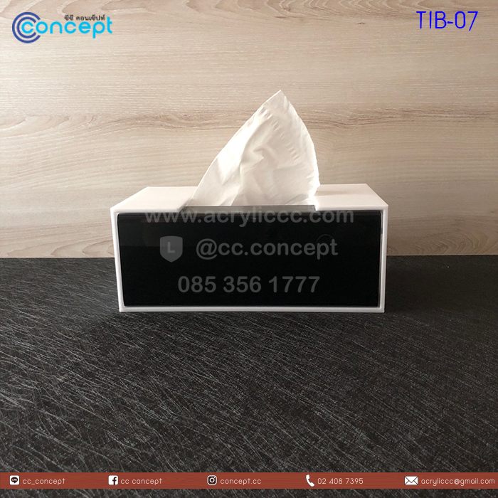 กล่องทิชชู่อะคริลิค (TIB-07)