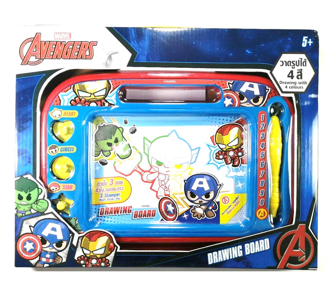 กระดานวาดเขียน 4 สี แอดเวนเจอร์พร้อมส่ง Advengers