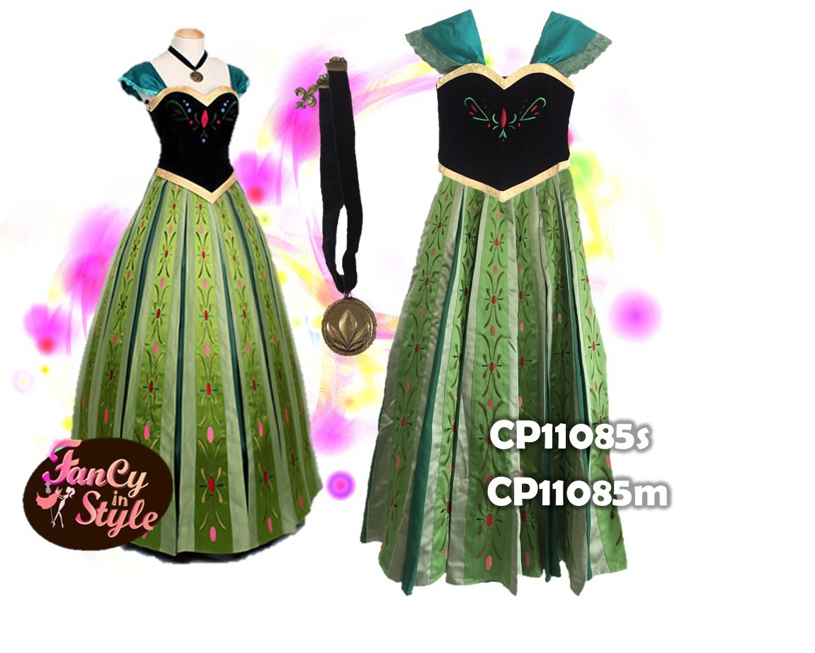 Anna Princess Costume/ชุดแฟนซีเจ้าหญิงอันนา/Fairy tale/Disney /Cartoon/Game costume