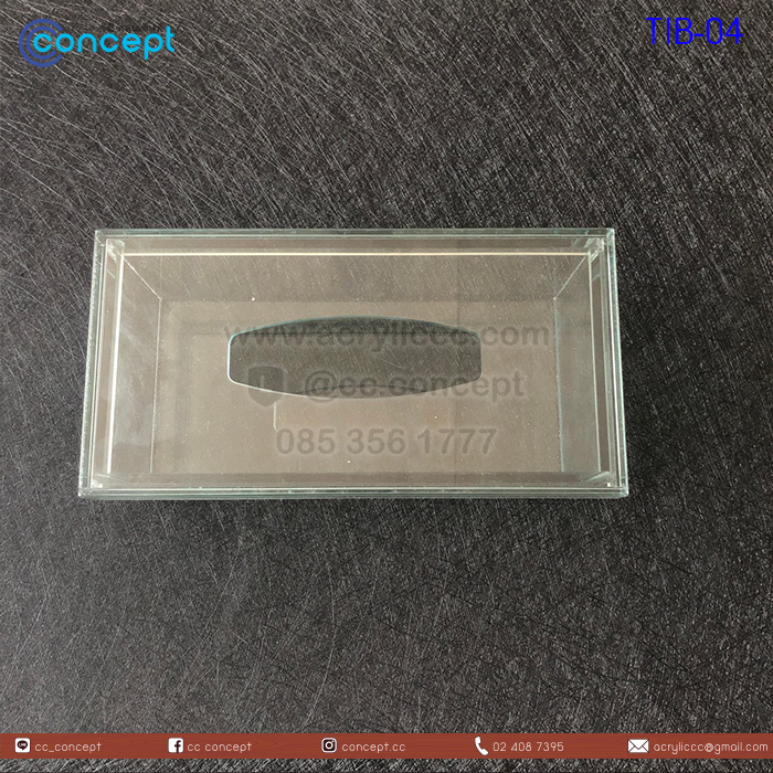 กล่องทิชชู่อะคริลิค (TIB-04)