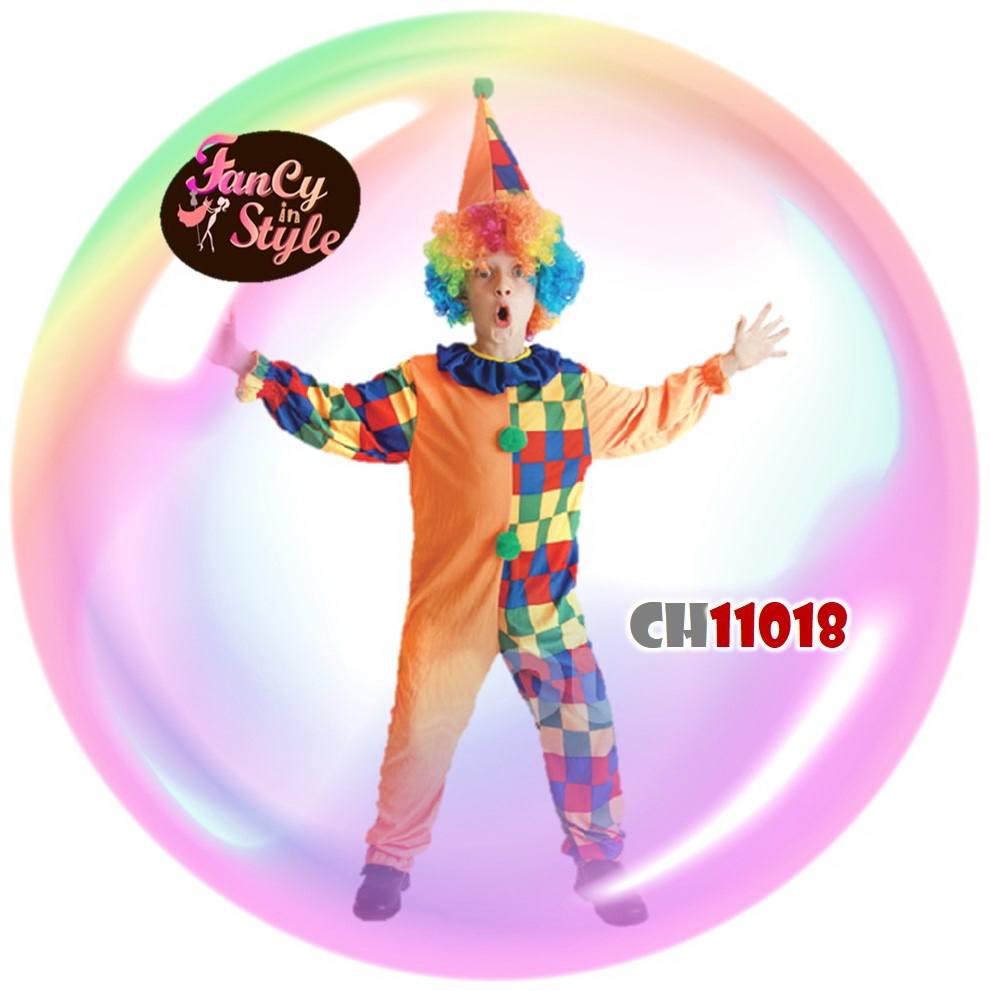 Children Costume/ชุดแฟนซีสำหรับคุณหนู/Kids Clown Costume/ชุดแฟนซีตัวตลกโบโซ่สำหรับคุณหนู