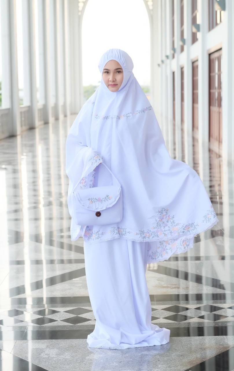 ชุดละหมาดพกพานำเข้าอินโดนีเซียเนื้อผ้า contonviscot แท้100% Ramadhancollection