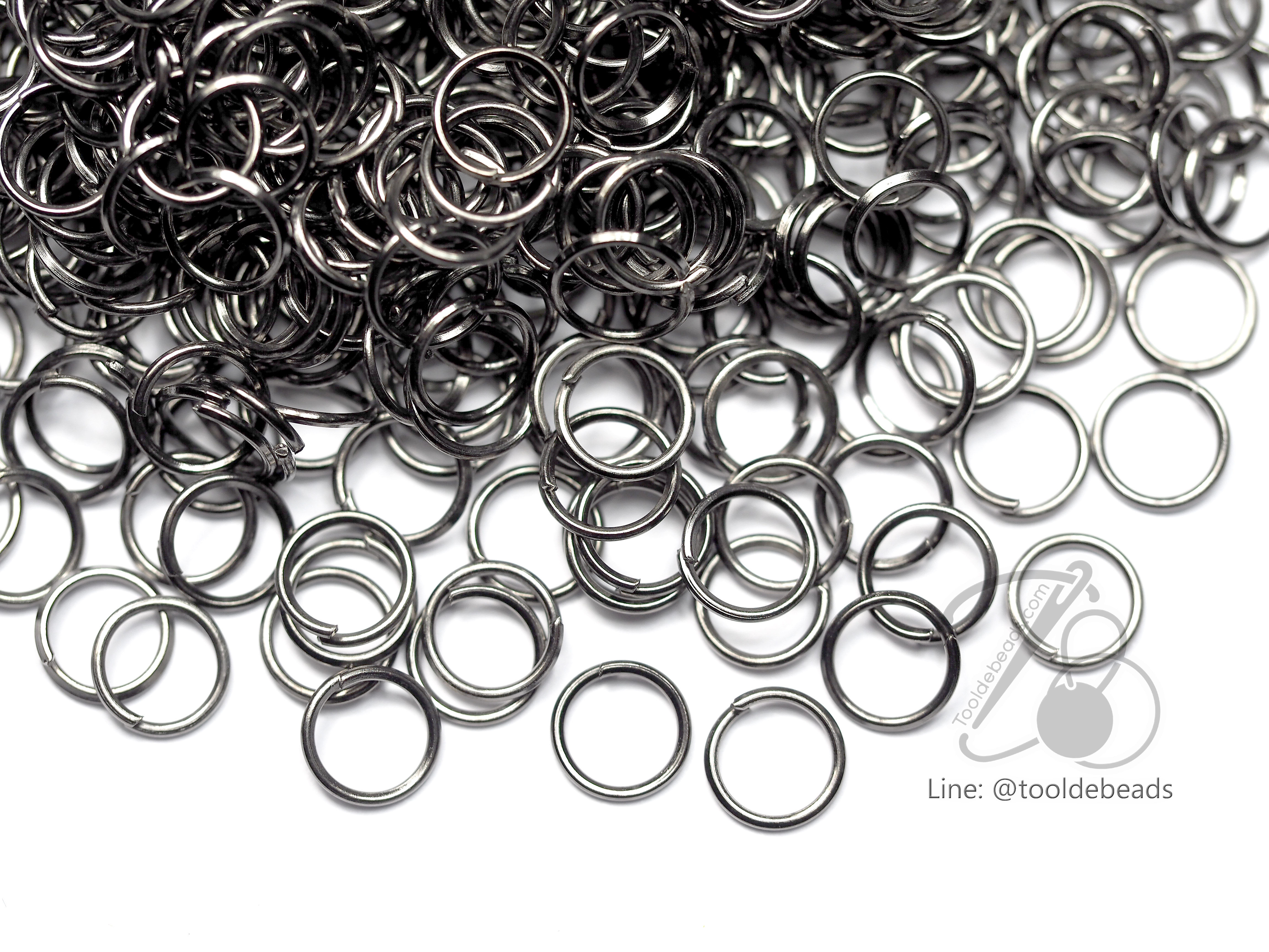 ห่วงกลม สีรมดำ (10 กรัม) SKU-11258