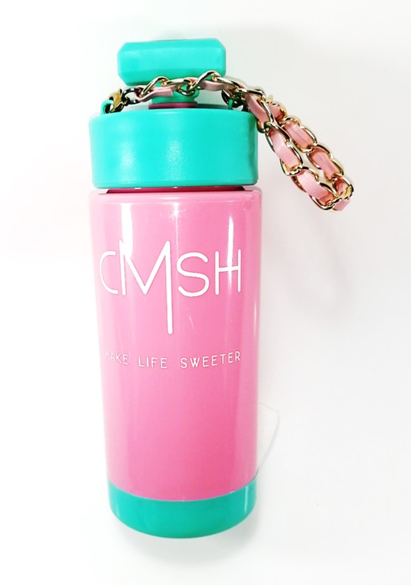 กระบอกน้ำพลาสติกพร้อมส่งมีสายคล้องเก็บความเย็น