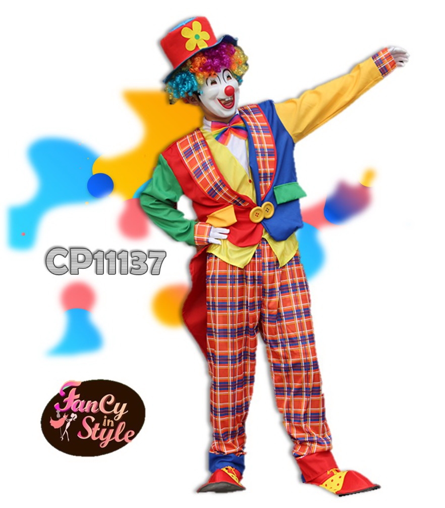 Fairy tale/Disney /Cartoon/Game costume/Clown Costume/ชุดแฟนซีตัวตลกโบโซ่