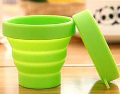 แก้วน้ำซิลิโคนพับได้พร้อมส่ง พกพา หยืดหยุ่นสะดวก สะอาด