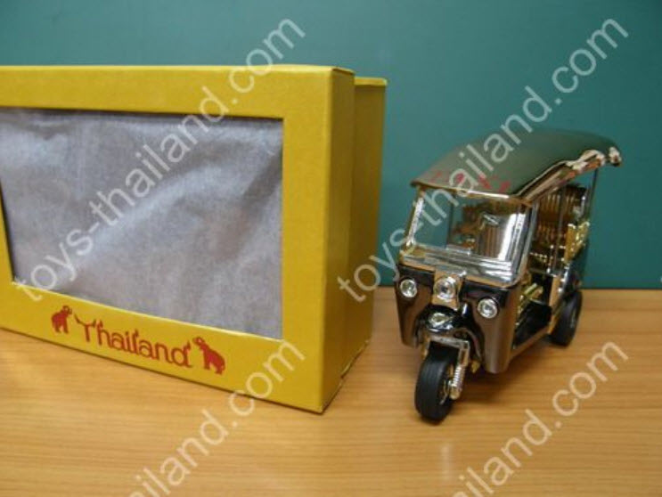 รถตุ๊กตุ๊กโลหะ ล้อเงิน วิ่งได้