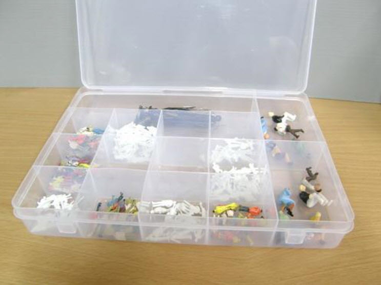 กล่องพลาสติกใส 15 ช่อง