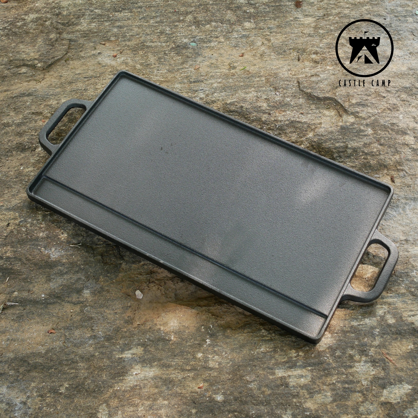 Cast Iron Grill and Griddle (50x23.5cm.) กระทะย่าง 2 หน้า