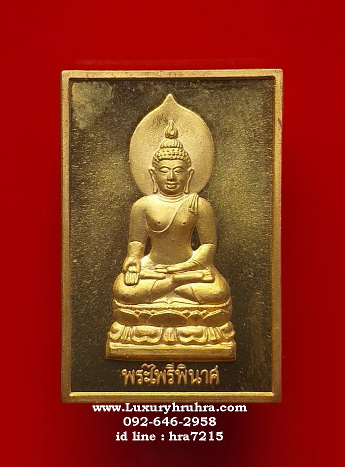 เหรียญพระไพรีพินาศเนื้อกะไหล่ทองขัดเงา